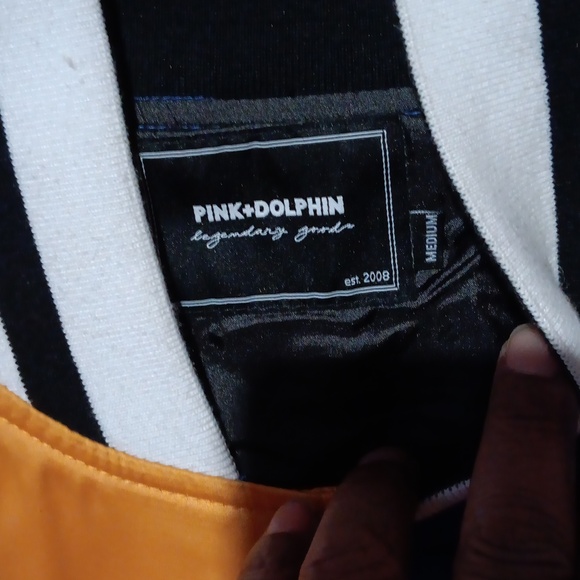 Pink dolphin satin varsity jackets Both For 40 - Picture 3 of 6